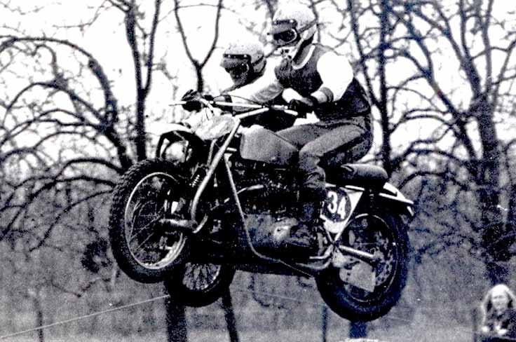 Eén van Godschalks allereerste wedstrijden was met Frans Polman in Gendt, in 1972.